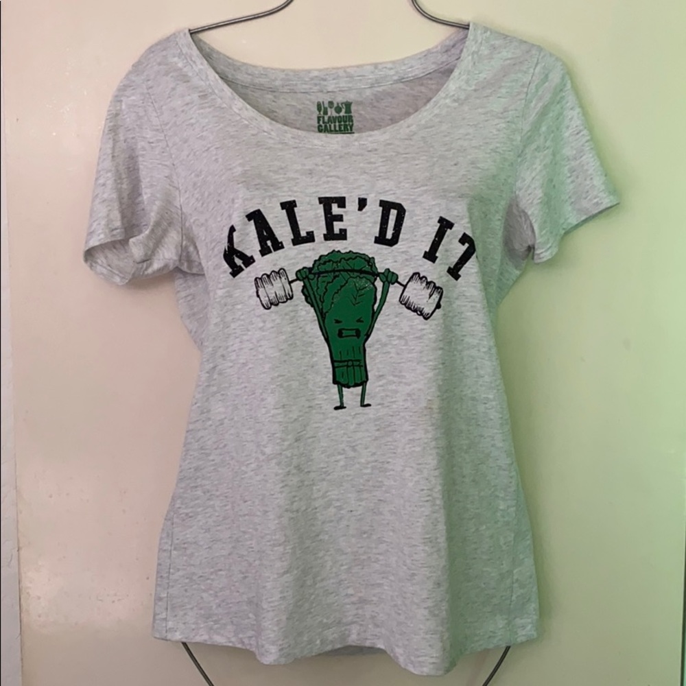 Kale’d It Weightlifting Scoop Neck Sz. M